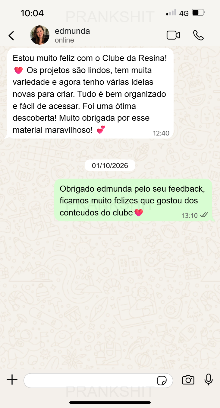 Depoimento de Edmunda sobre o catálogo